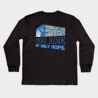 HELP ME 2021 Kids Long Sleeve T-Shirt